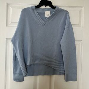 Allude light blue cashmere sweater size XS